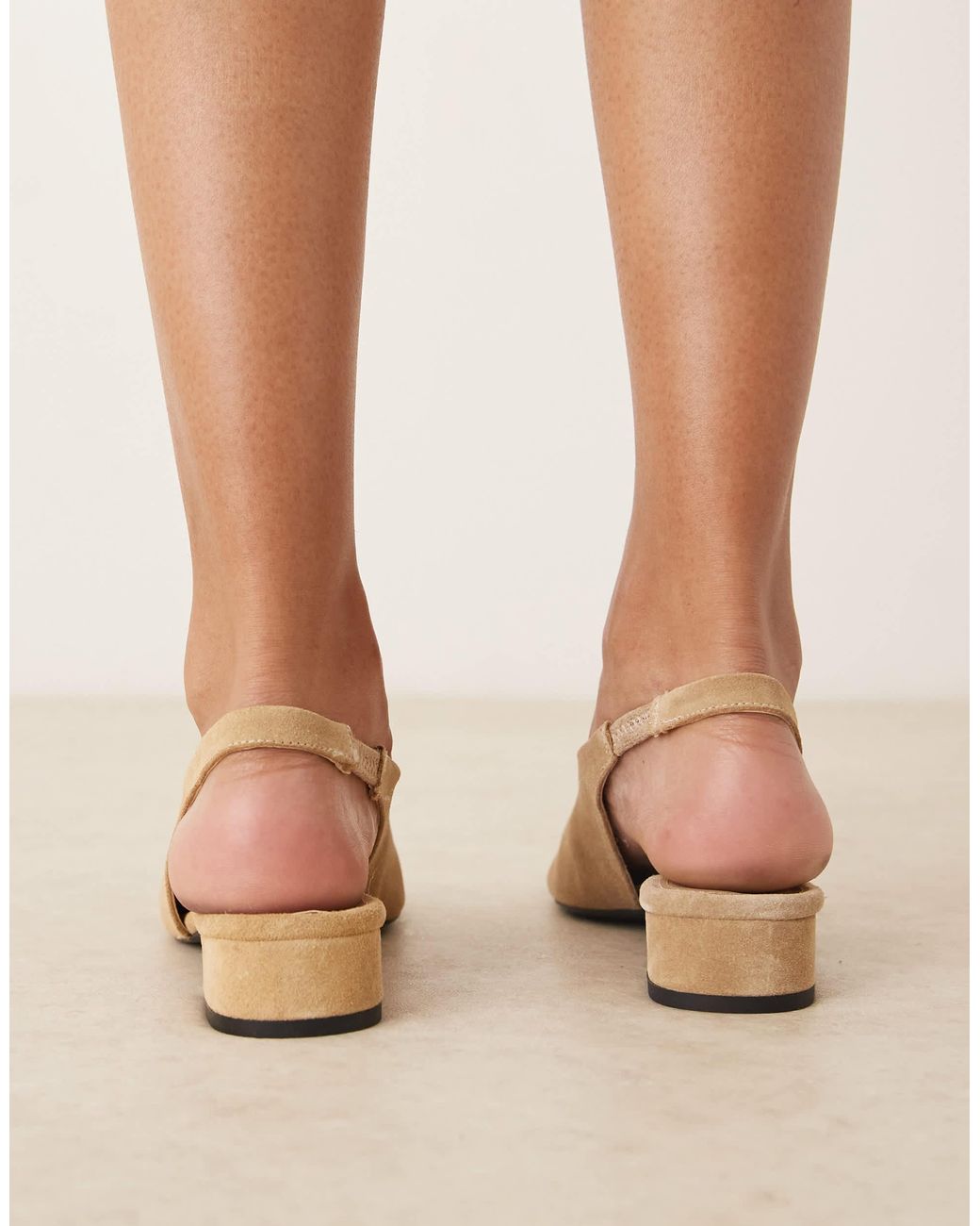 Mango Natural – mules aus wildleder