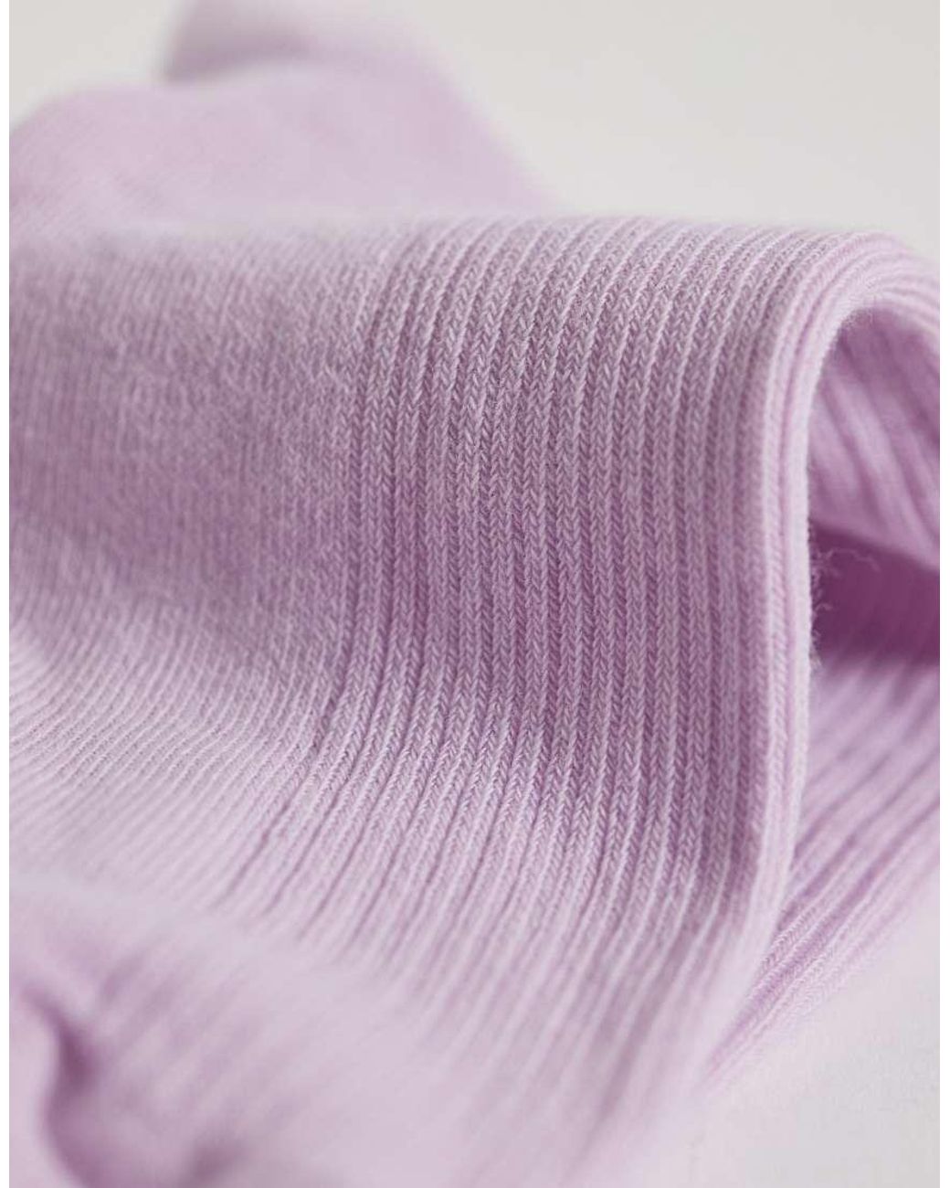 ARKET Pink Cotton Rib Socks