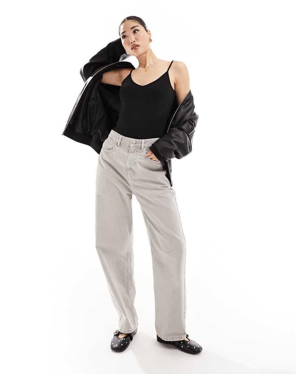 Vero Moda White Longline Soft Cami Top