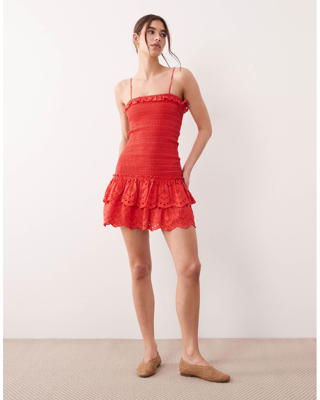 Robe Iisla & Bird en coloris Red