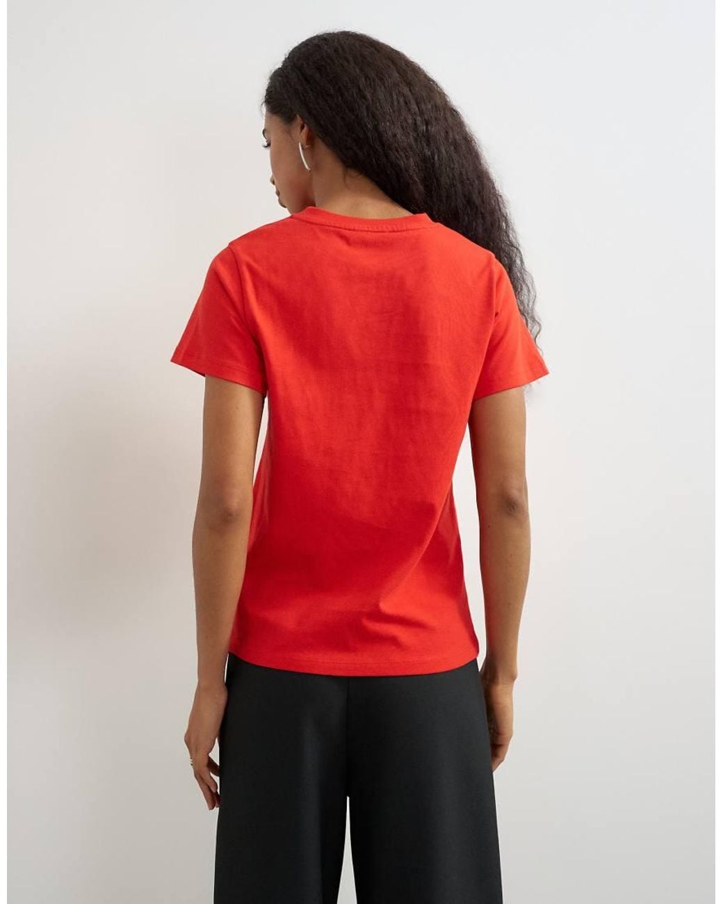 TOPSHOP Red Classic Tee