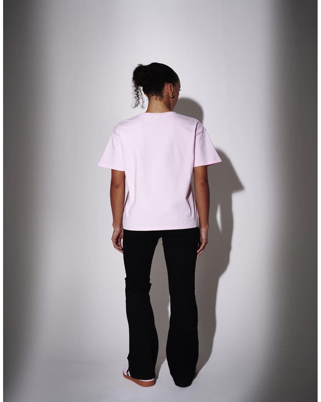 South Beach Pink Self Love Graphic Oversized T-Shirt