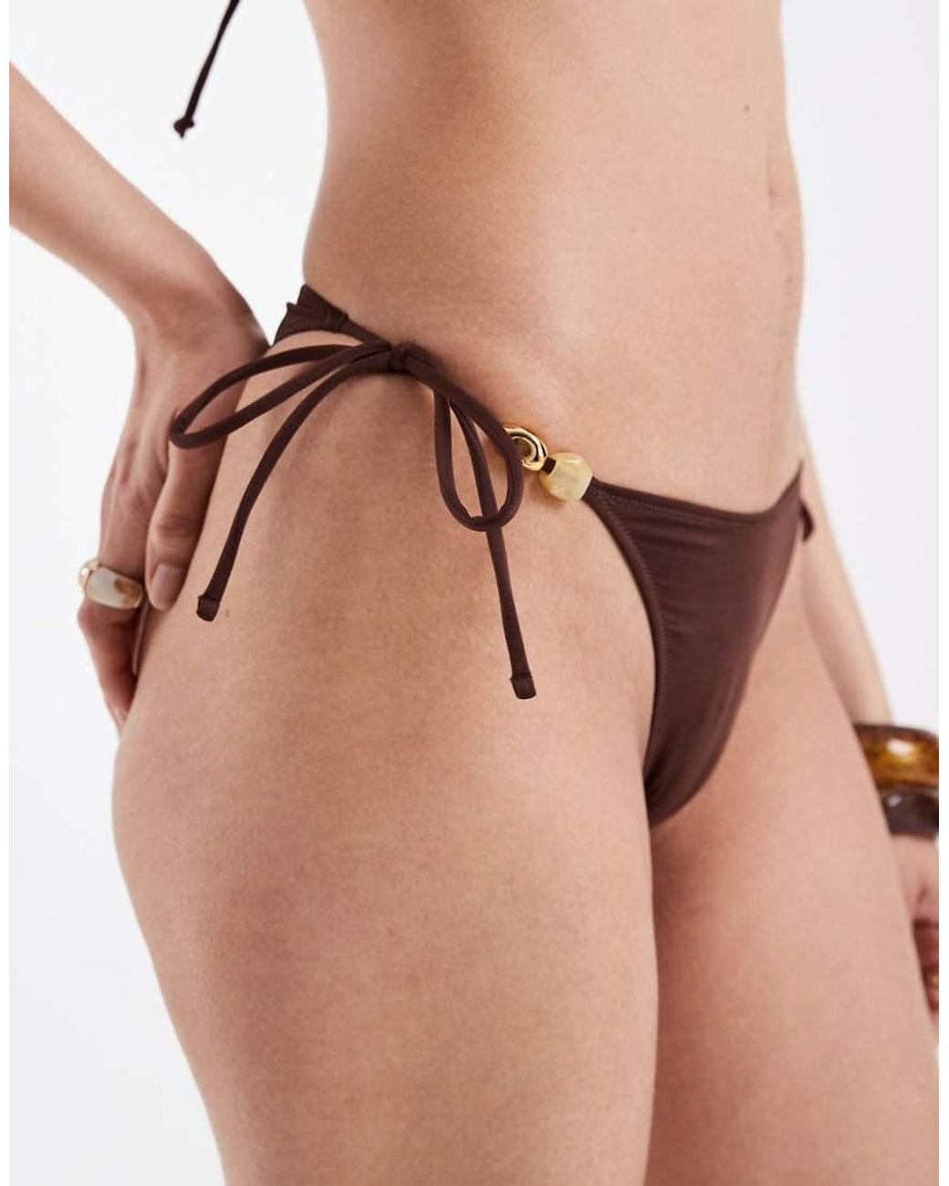 Lindex Natural Tieside Bikini Bottom