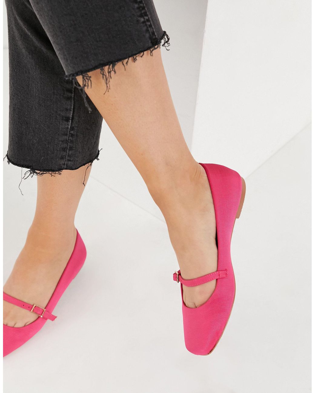 ASOS Design Marilyn Chunky Mary Jane Flat Shoes