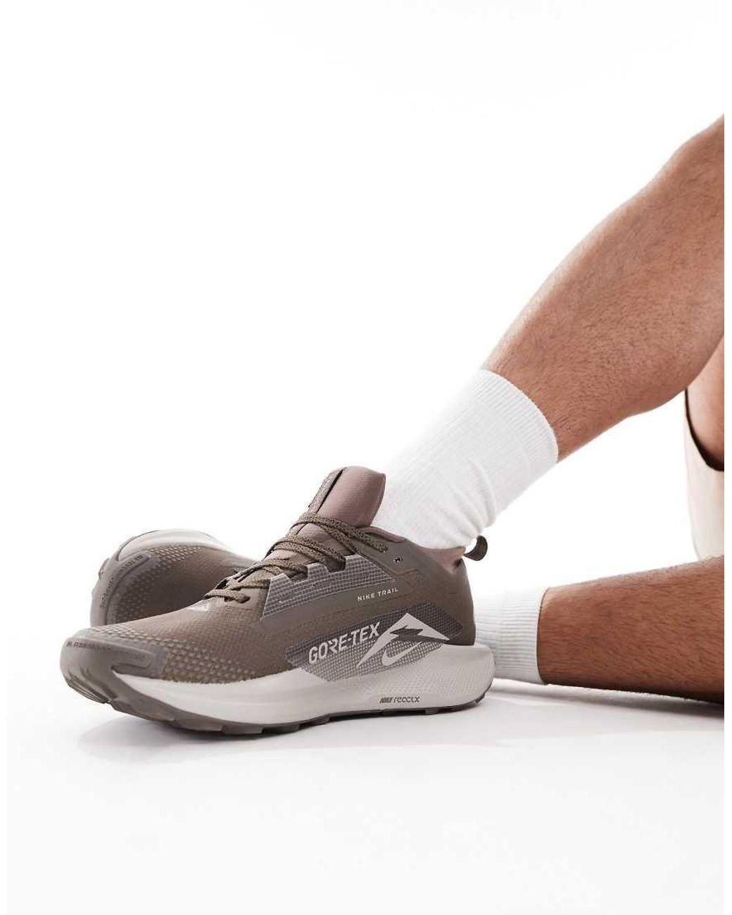Nike White Reactx Pegasus Trail 5 Gore-tex Trainers for men
