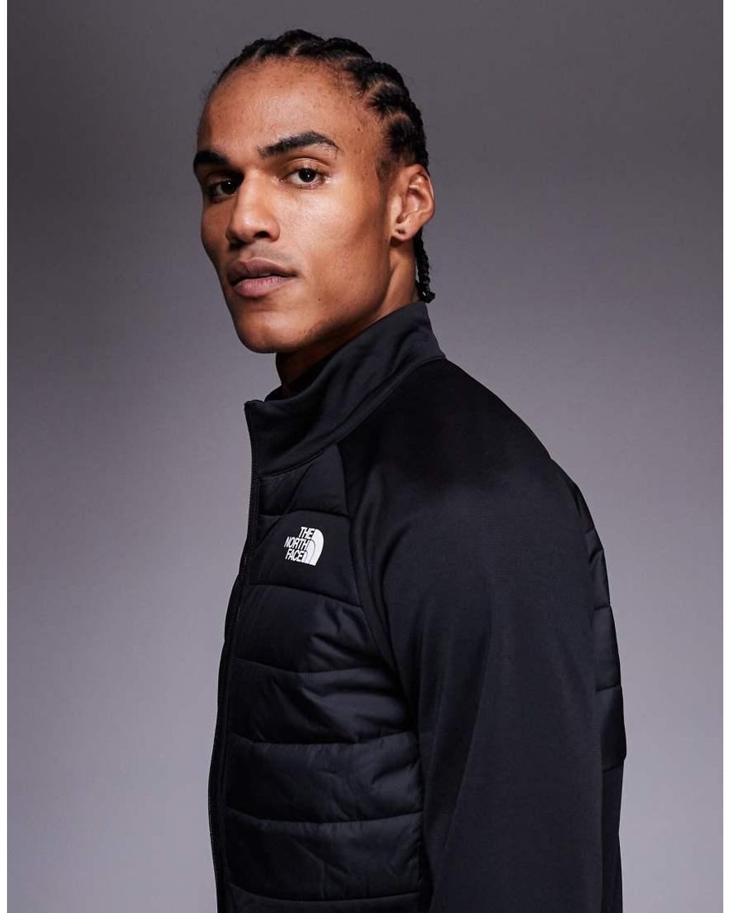 The North Face Blue Reaxion 2.0 Full Zip Hybrid Fleece Jacket for men