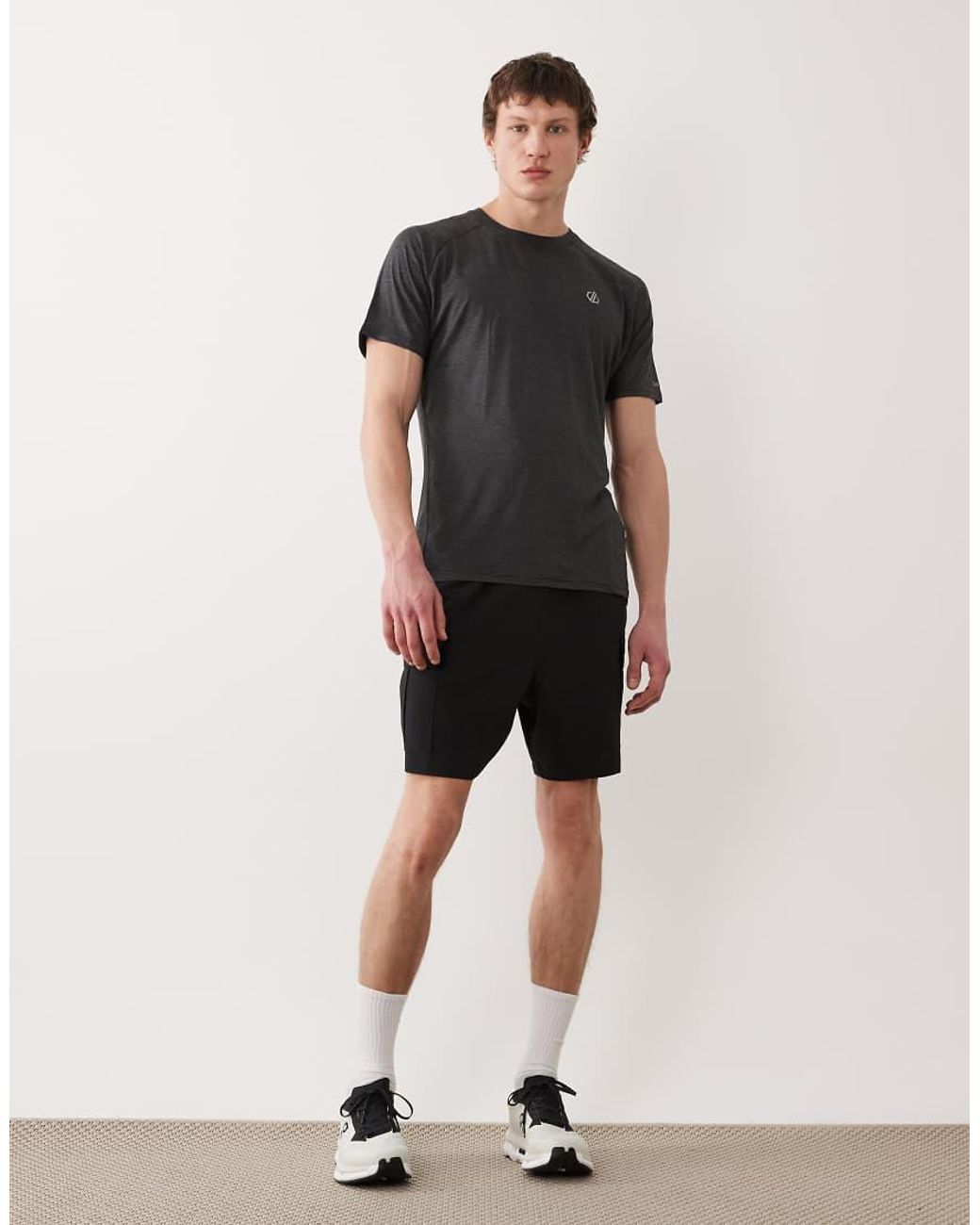 Dare 2b Black Reflective Lightweight Persist T-Shirt for men