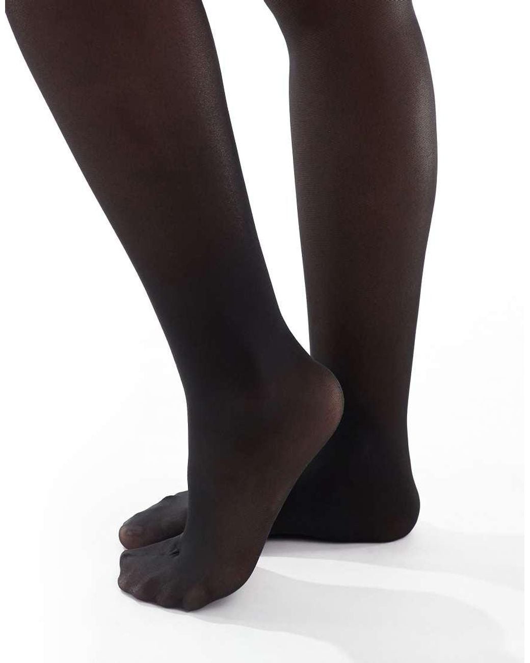 Lindex Black Mom Maternity 40 Denier Comfort Support Tight