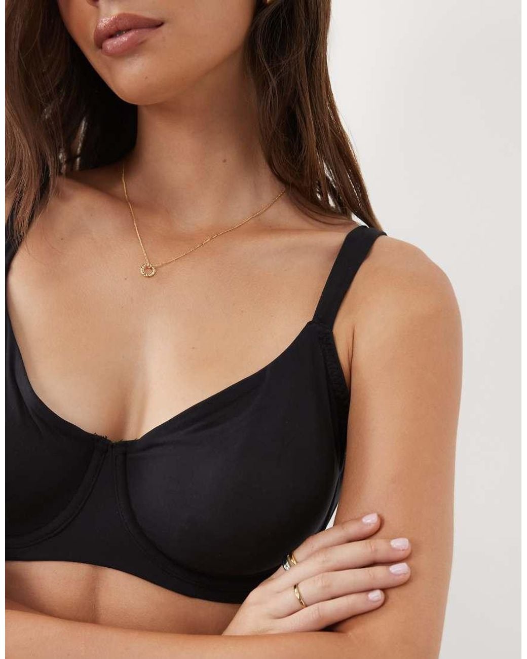 DORINA Black Noa Fuller Bust Non Padded Bra