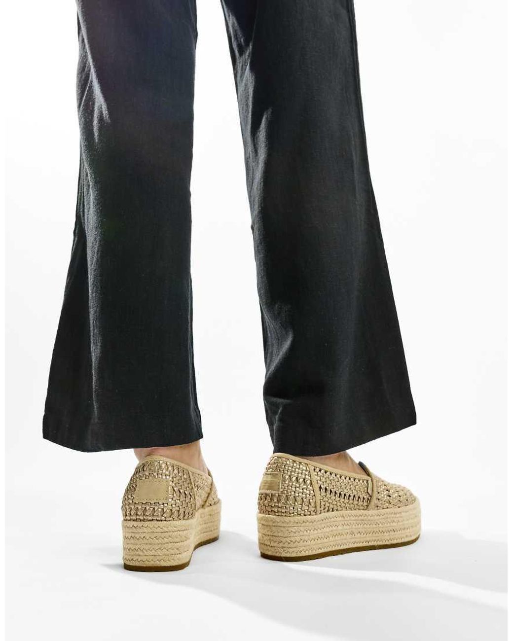 TOMS Black Valencia Espadrille