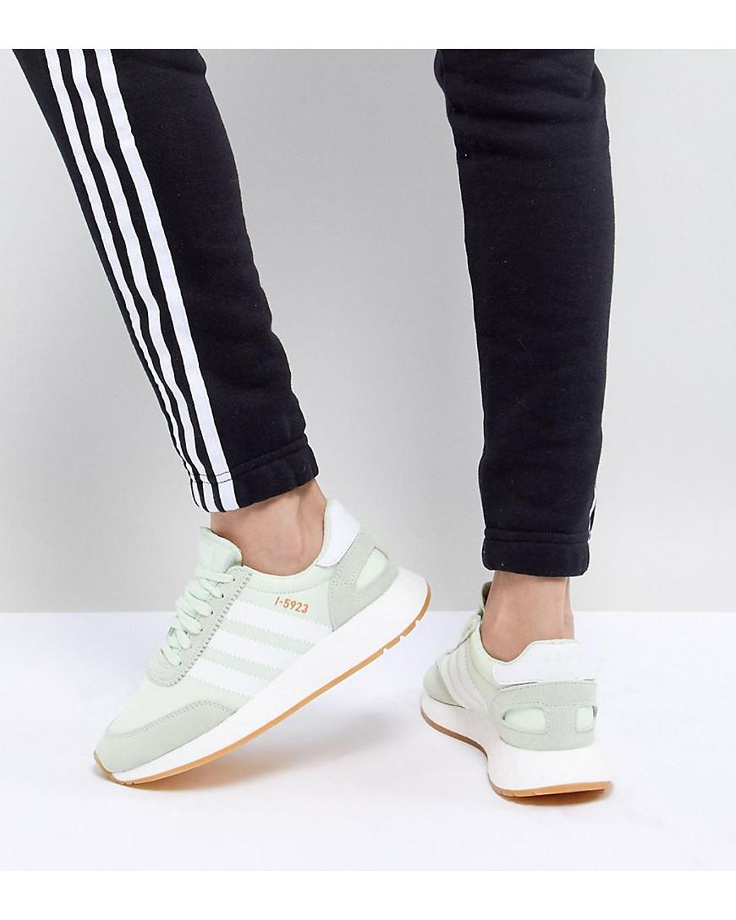 adidas Originals I-5923 Runner Trainers in Green Lyst