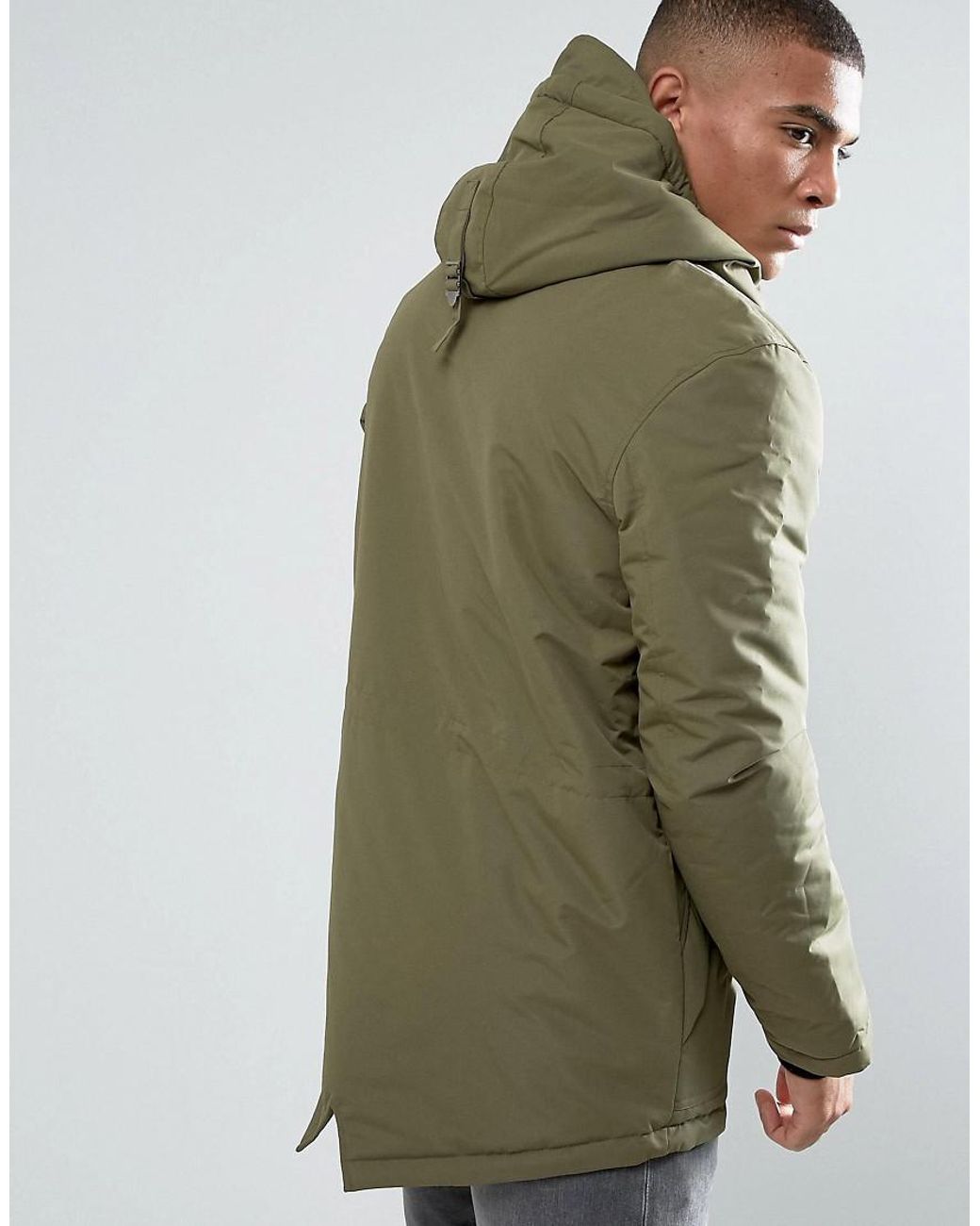 New Mens D-Struct Fleece Fur Lined Denim Jacket Coat Long Sleeve Sherpa Collar