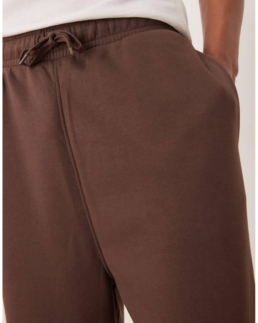 ASOS Natural Essentials Wide Leg jogger for men