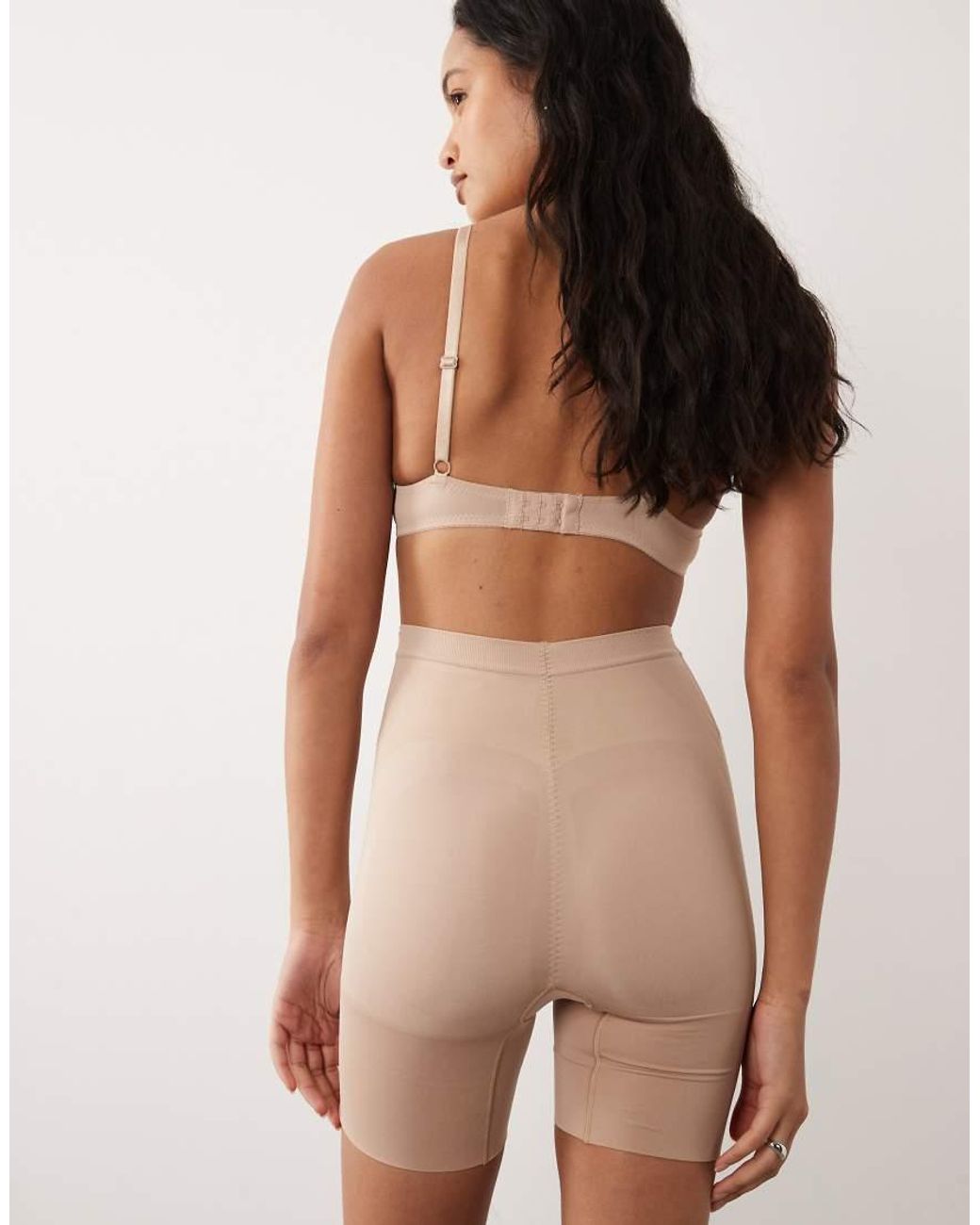 Spanx Brown Sculpt Gofigure Mid-thigh Shorts