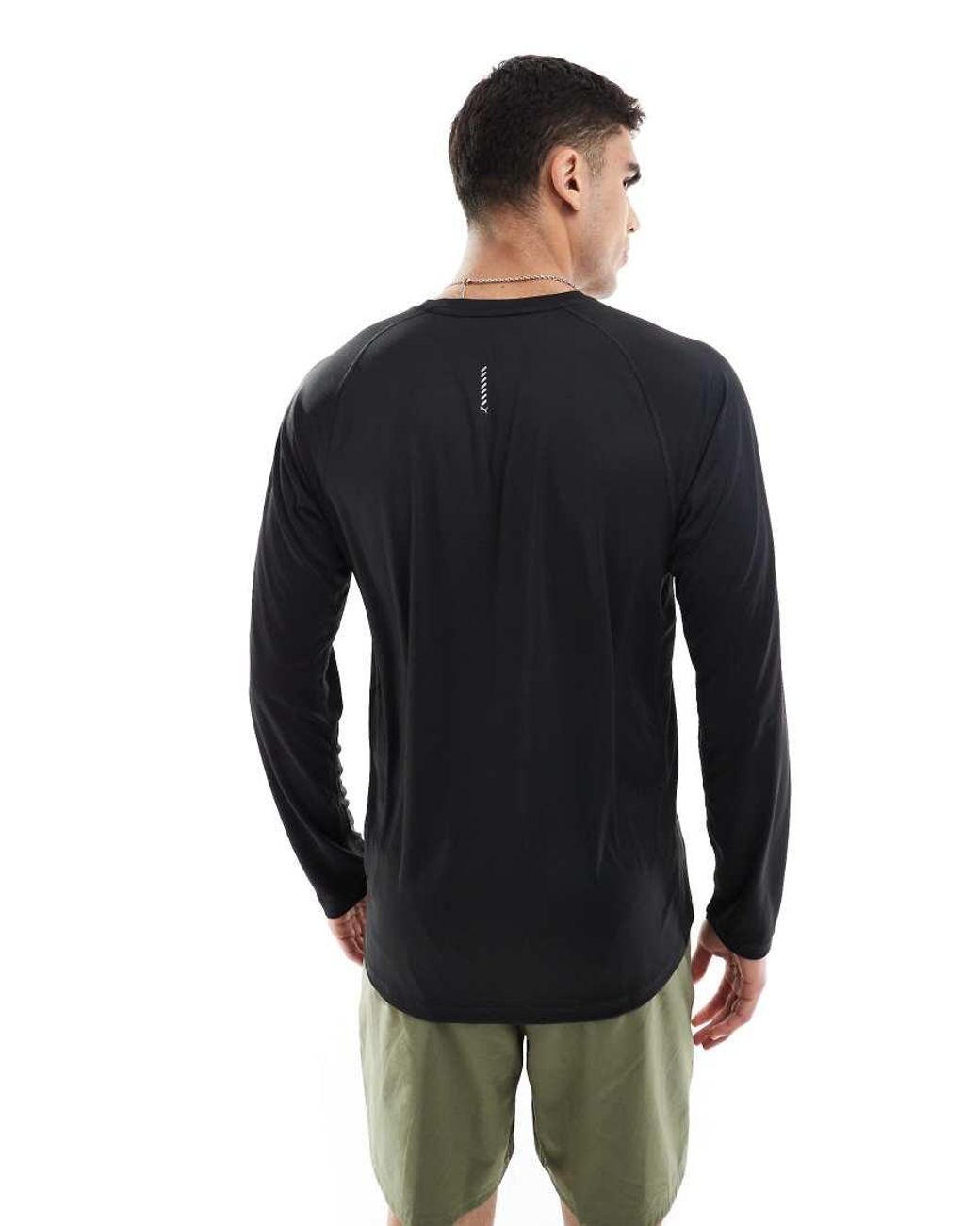 PUMA Blue Velocity Long Sleeve Running Top for men