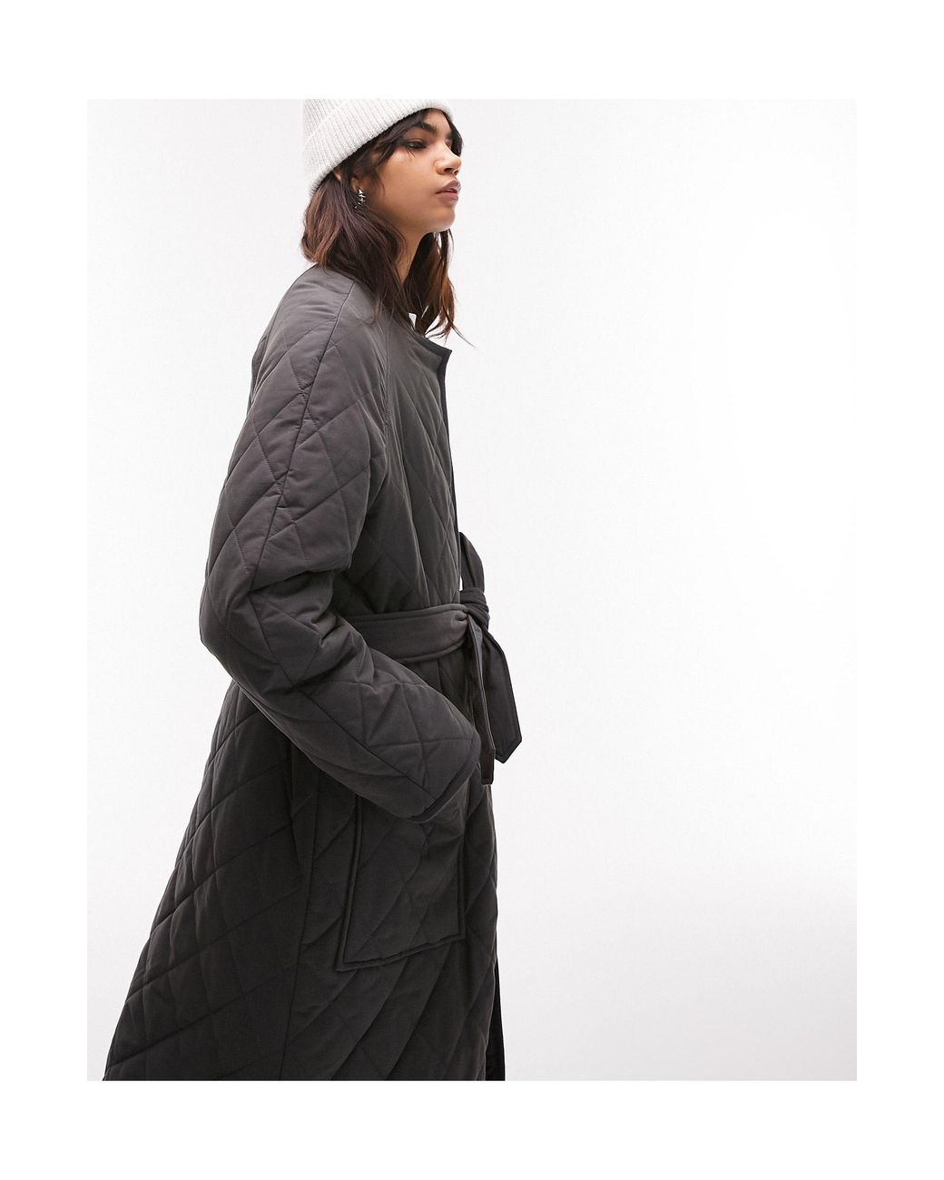 Topshop quilted cheap jacket