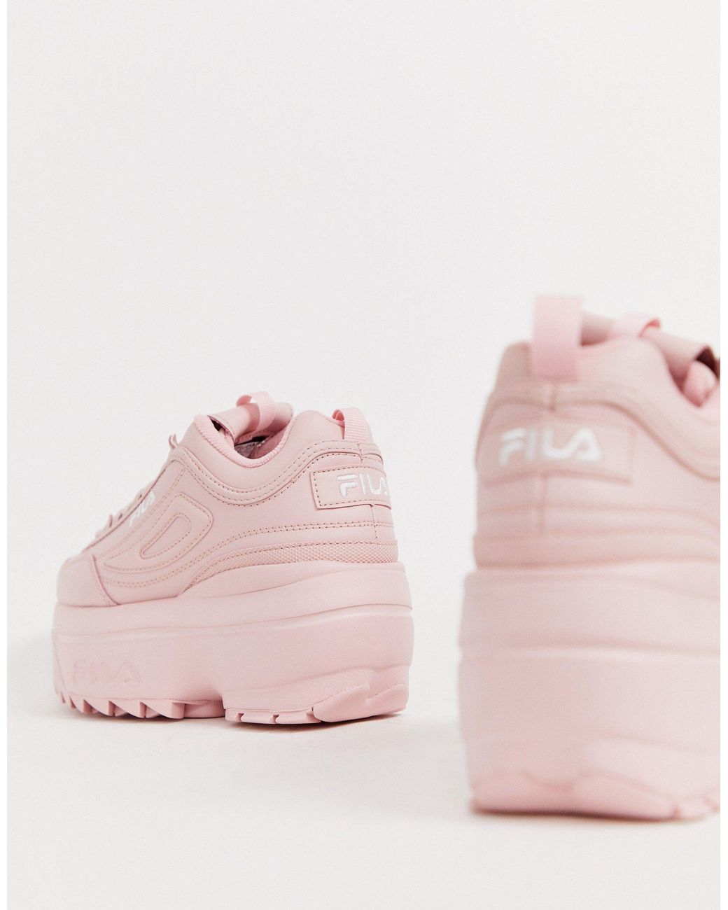 Fila Disruptor Ii Platform Wedge Trainers in Pink | Lyst Australia