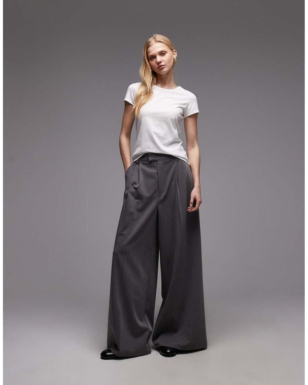 ARKET Gray Slim Stretch T-shirt