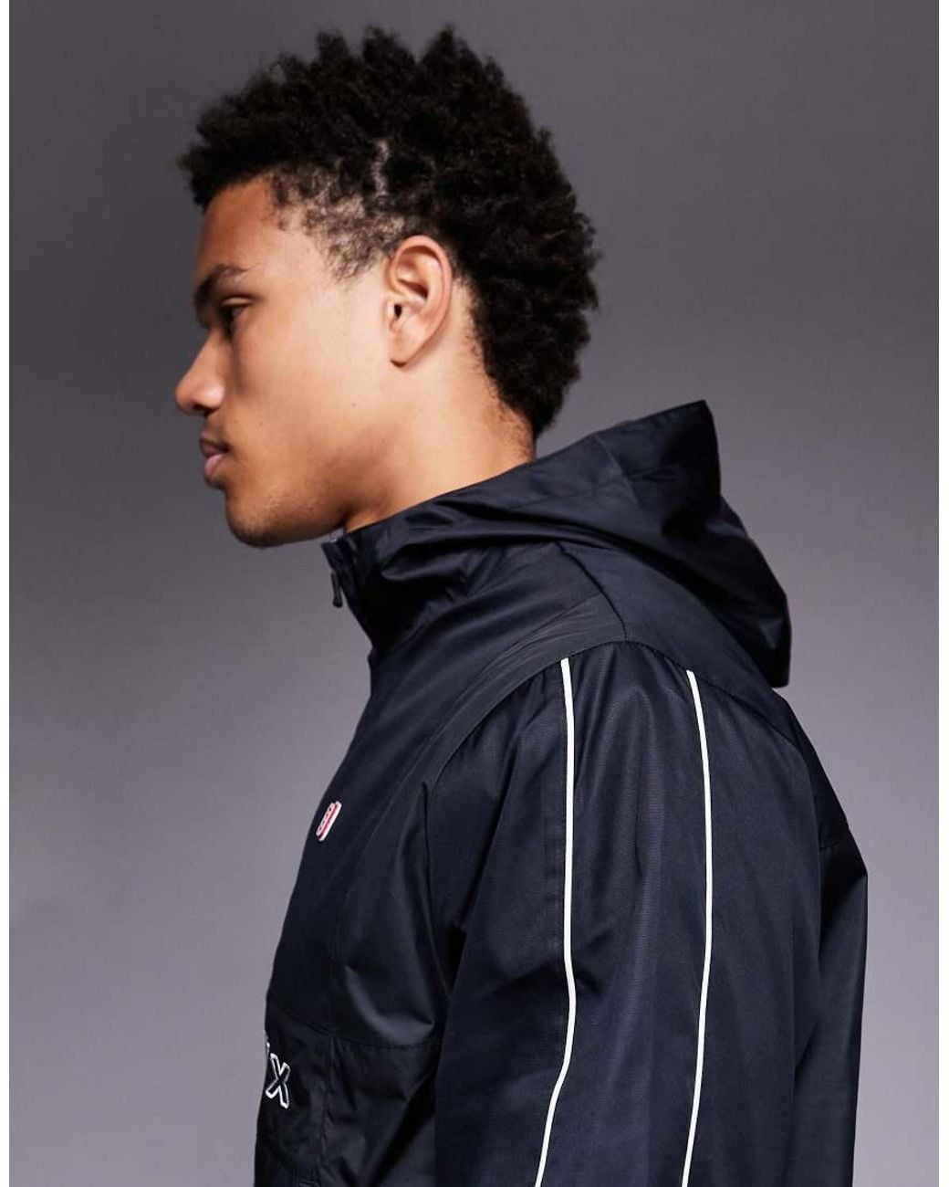 Nike Blue Shox Half Zip Woven Jacket for men