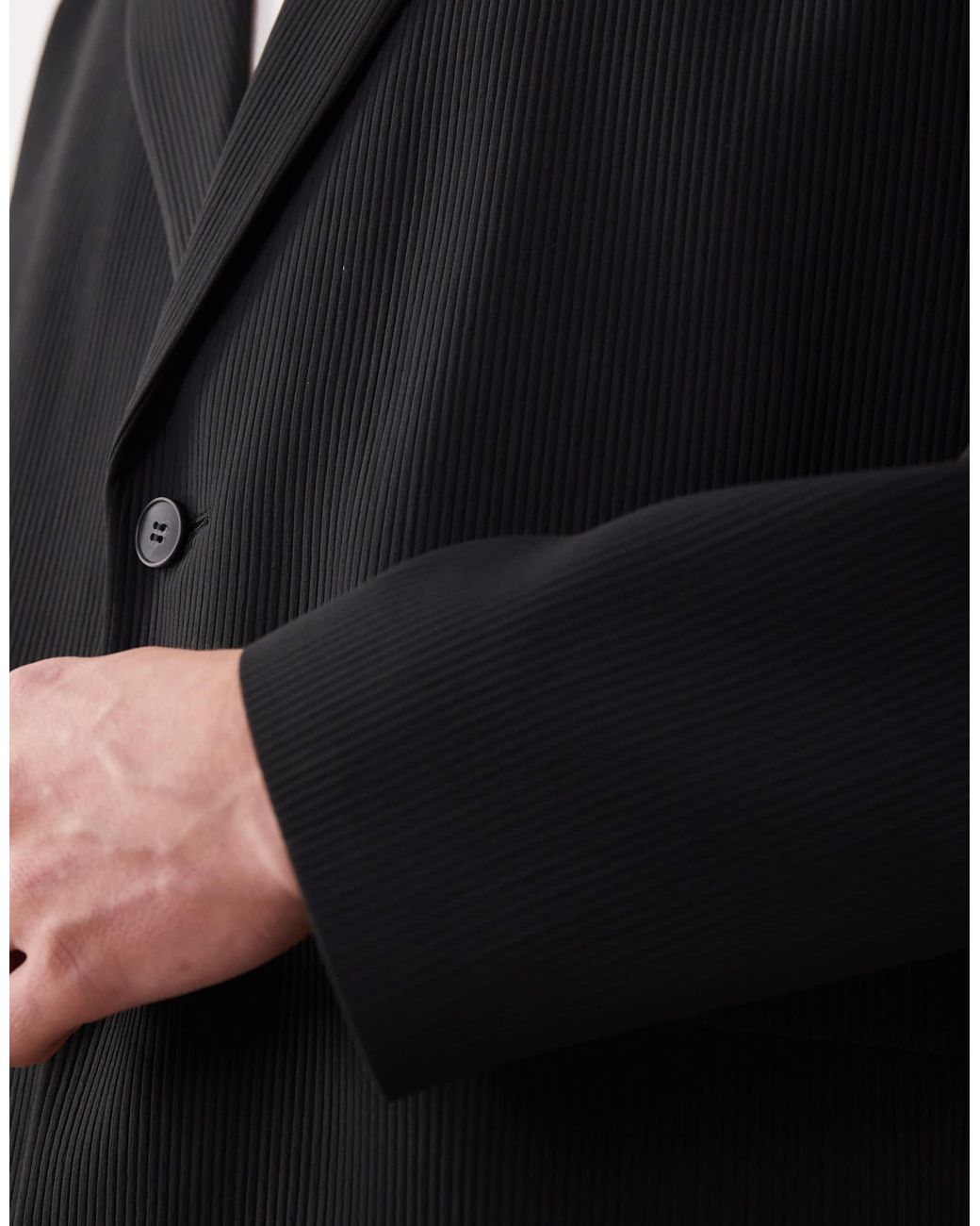 Veste ASOS pour homme en coloris Black