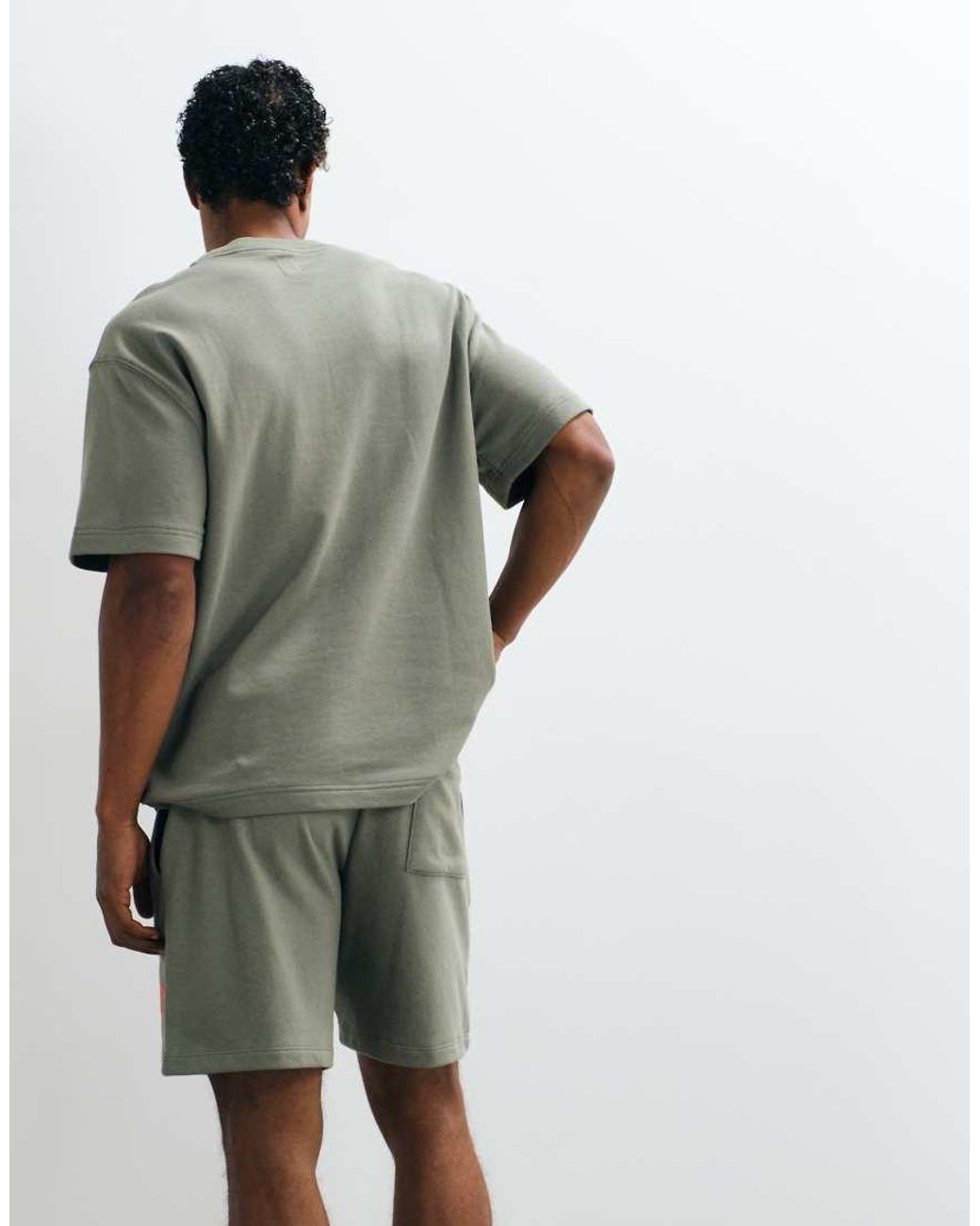 Gap Green Logo Tie Waist Sweat Shorts Co-Ord for men