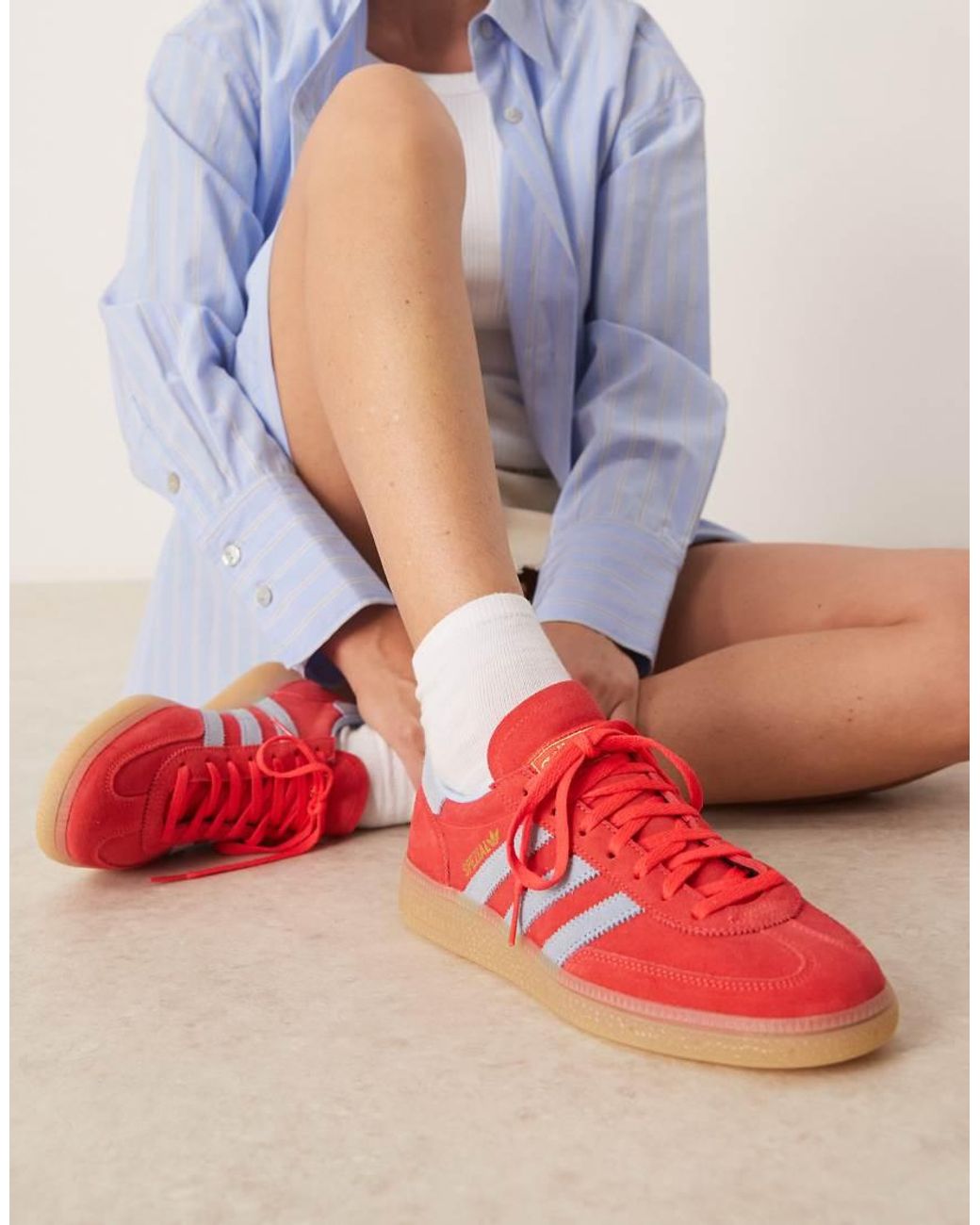 Adidas Originals Red Handball Spezial Trainers