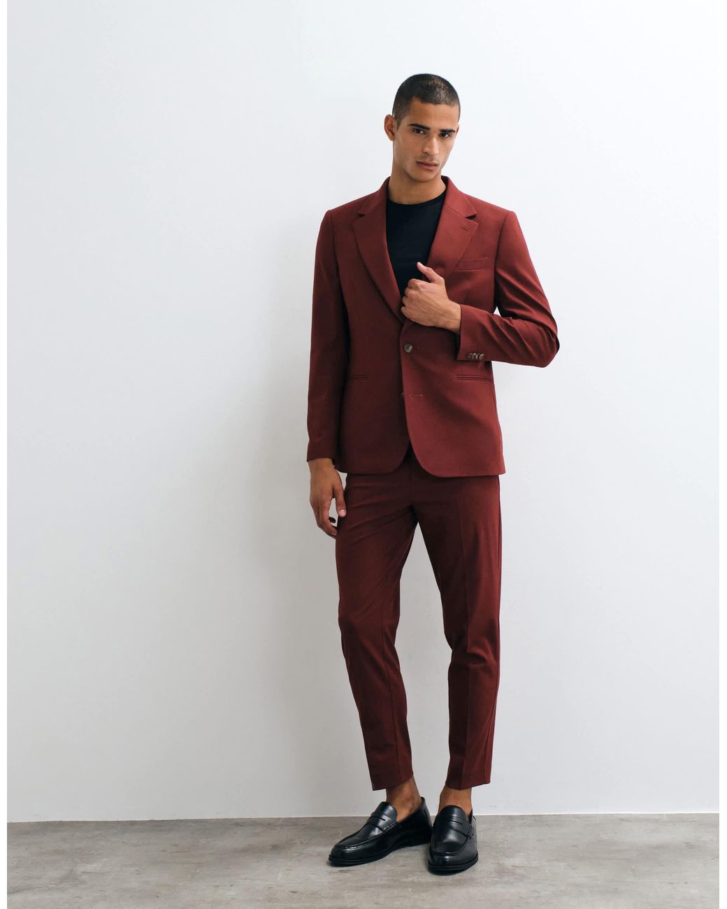 Blazer ASOS pour homme en coloris Red