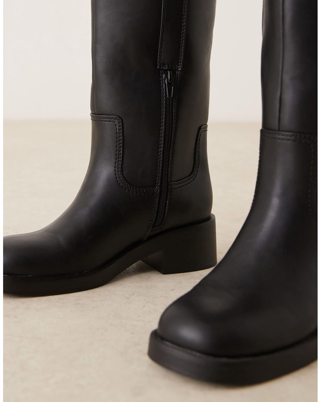 ASOS Black Conan Pull On Chunky Boots