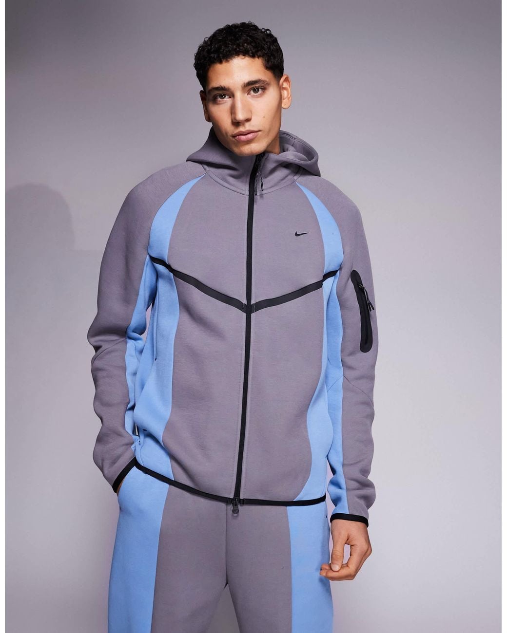 Nike Blue Tech Pro Track Jacket for men