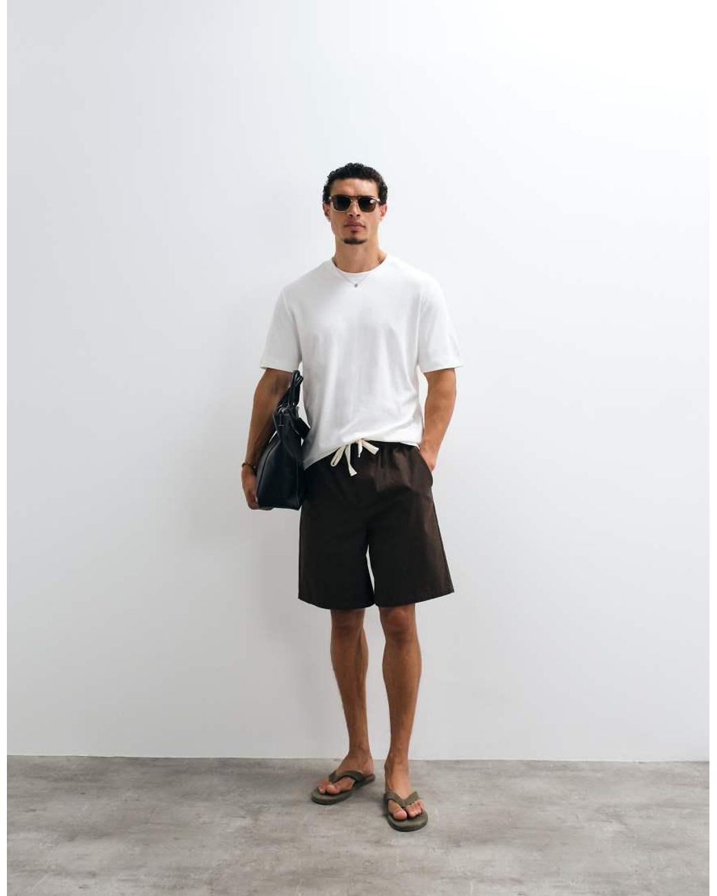 Mango White T-shirt for men