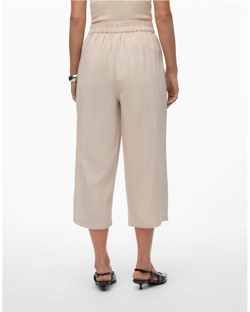 Vero Moda Natural Culotte Trousers