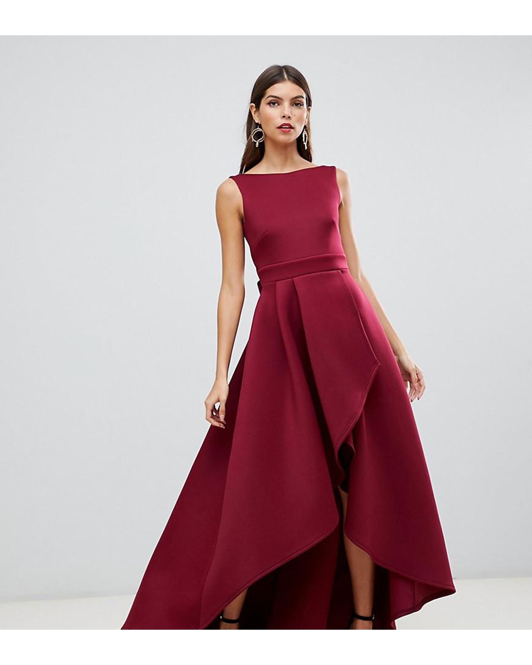 Low Scuba Maxi Dress 