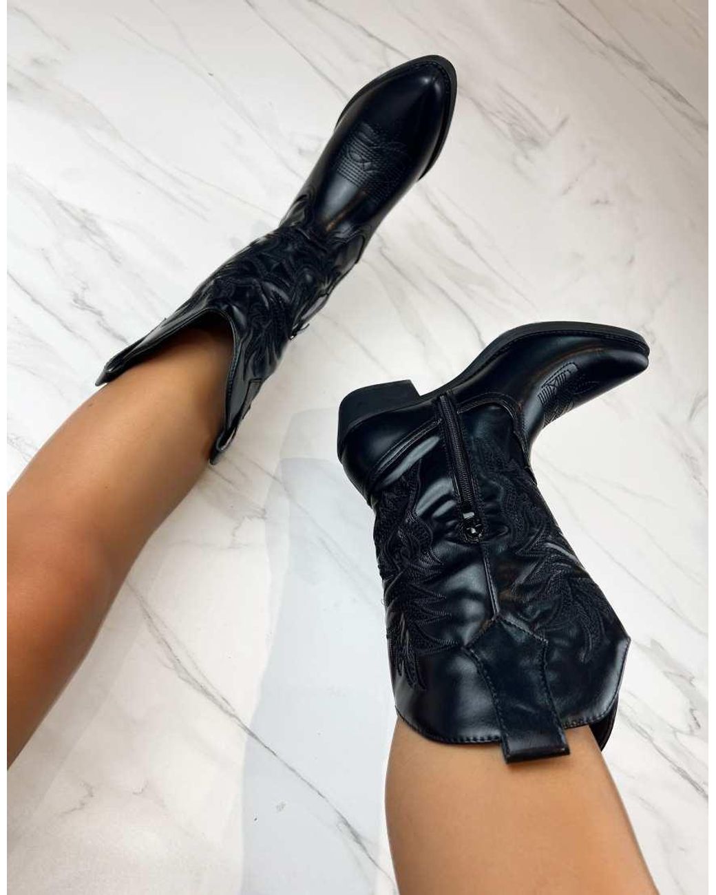 GIA STUDIOS Blue Cowboy Western Boots
