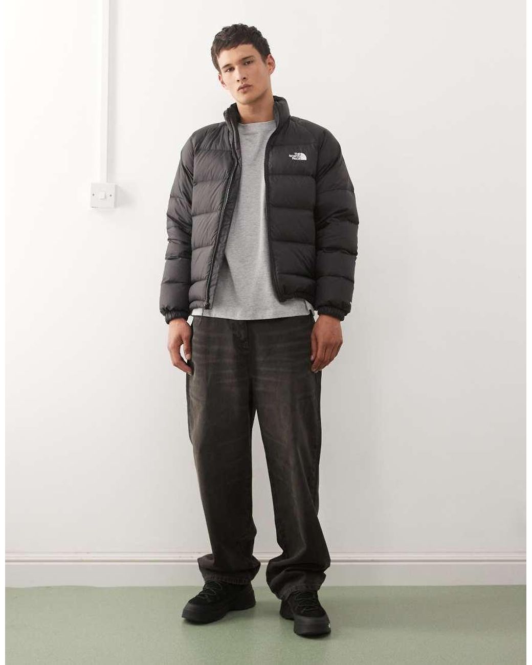 The North Face Gray Hydrenalite Puffer Jacket for men