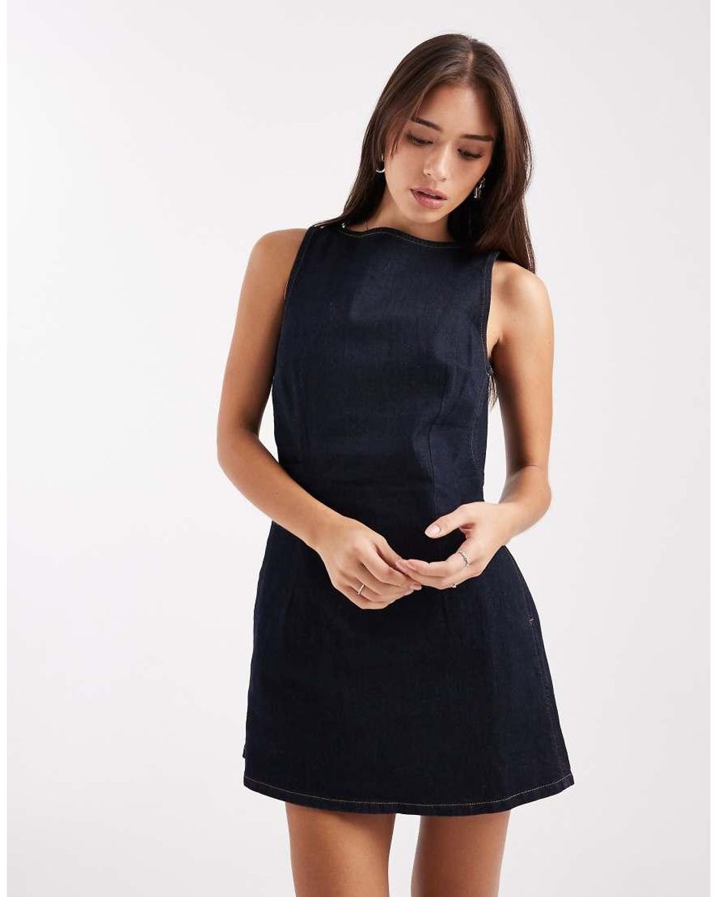 Levi's Blue Denim Mini Shift Dress