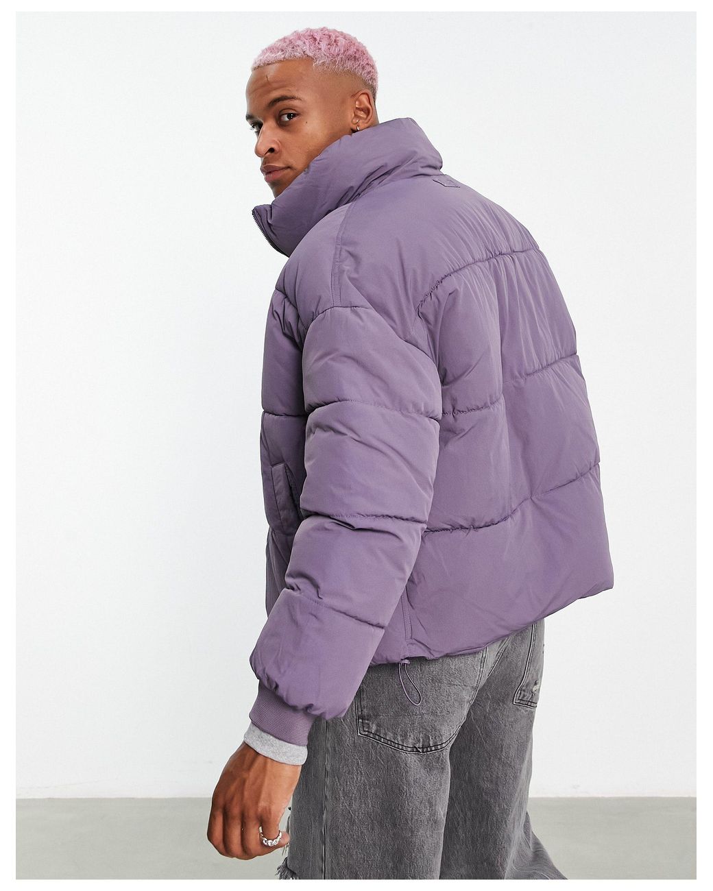 asos bershka puffer jacket