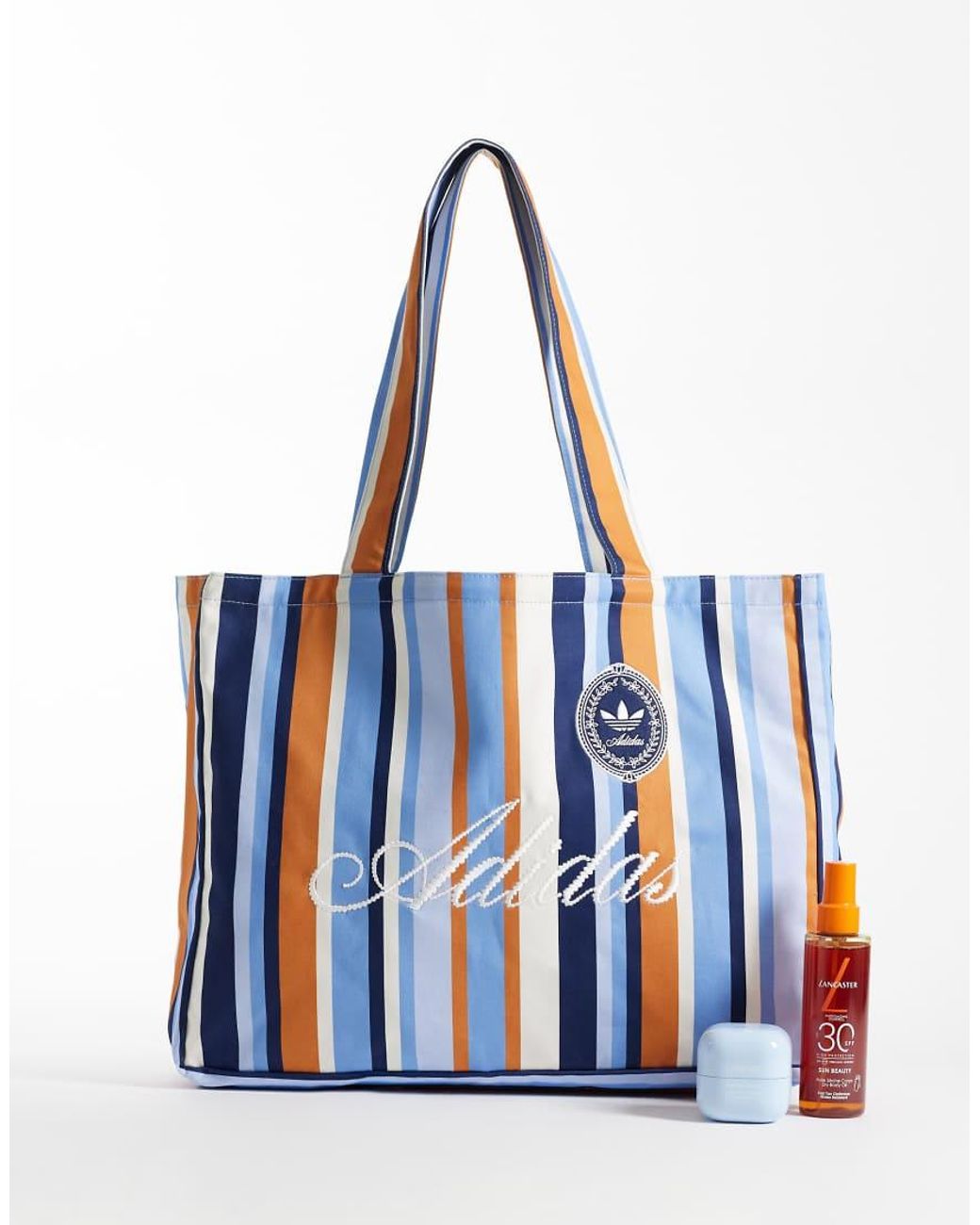 Adidas Originals Blue Script Logo Tote Bag