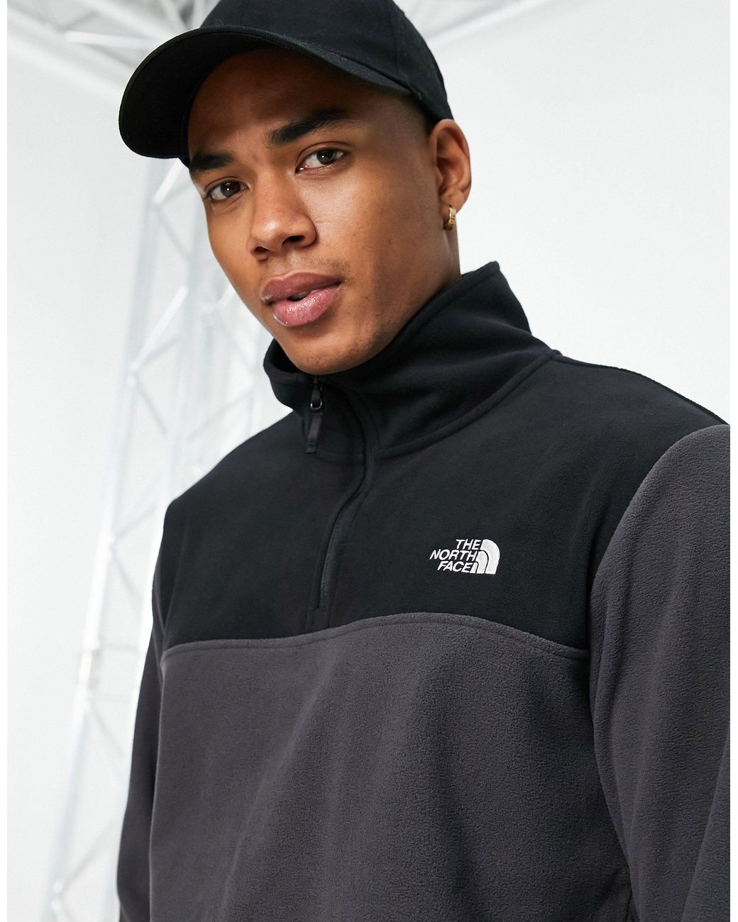 north face glacier snap neck