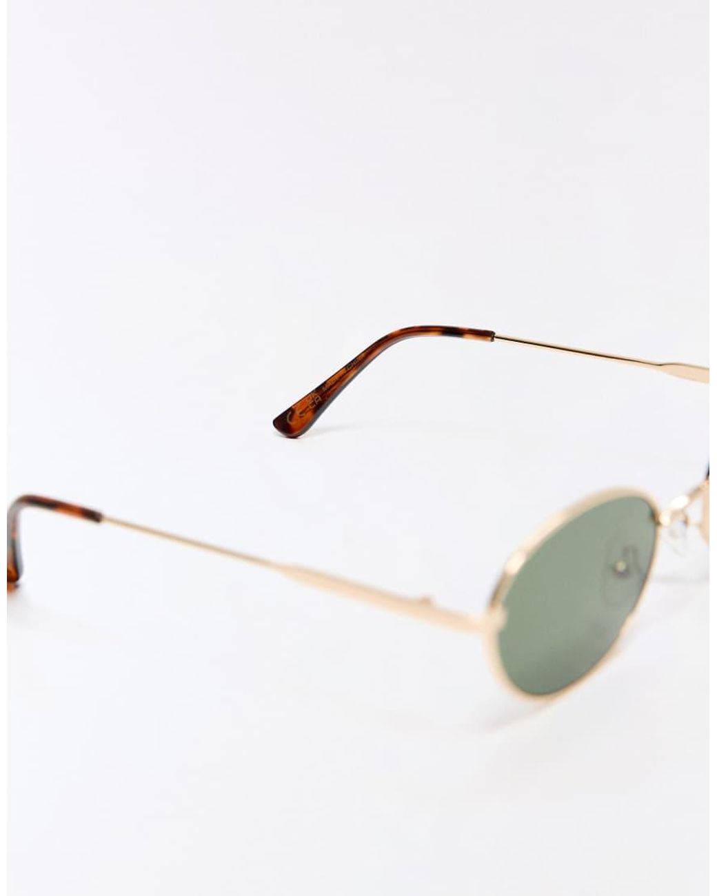Bershka Metallic Metal Sunglasses