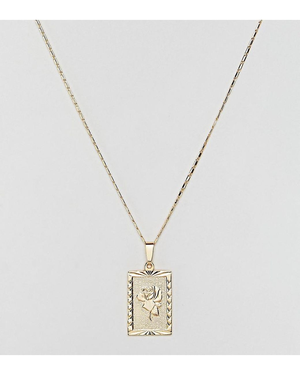 Rock and deals rose necklace