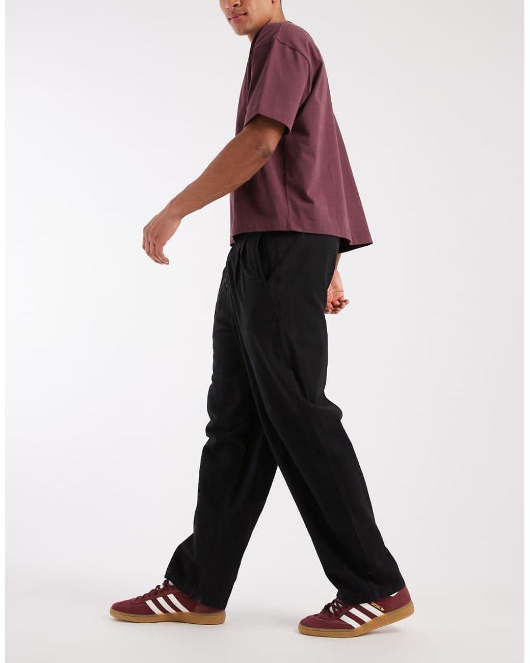 Redefined Rebel Black Dylan Trousers for men