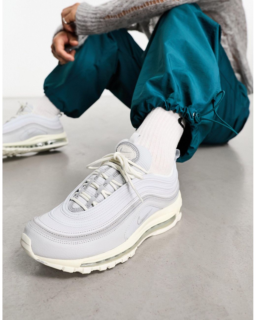 Air max 97 - sneakers grigie, bianche e nere da Uomo di Nike in Blu | Lyst