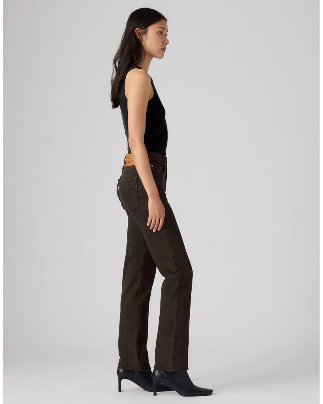 Levi's Black Ribcage Slim Jeans
