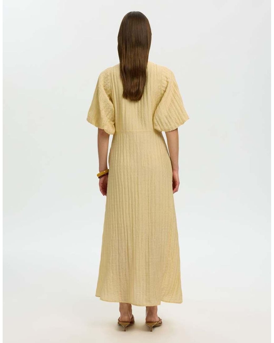 SELECTED Metallic Midi Dress