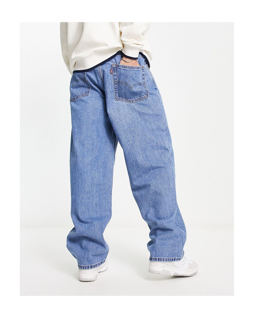 578 - jean baggy - clair Levi's pour homme en coloris Bleu | Lyst