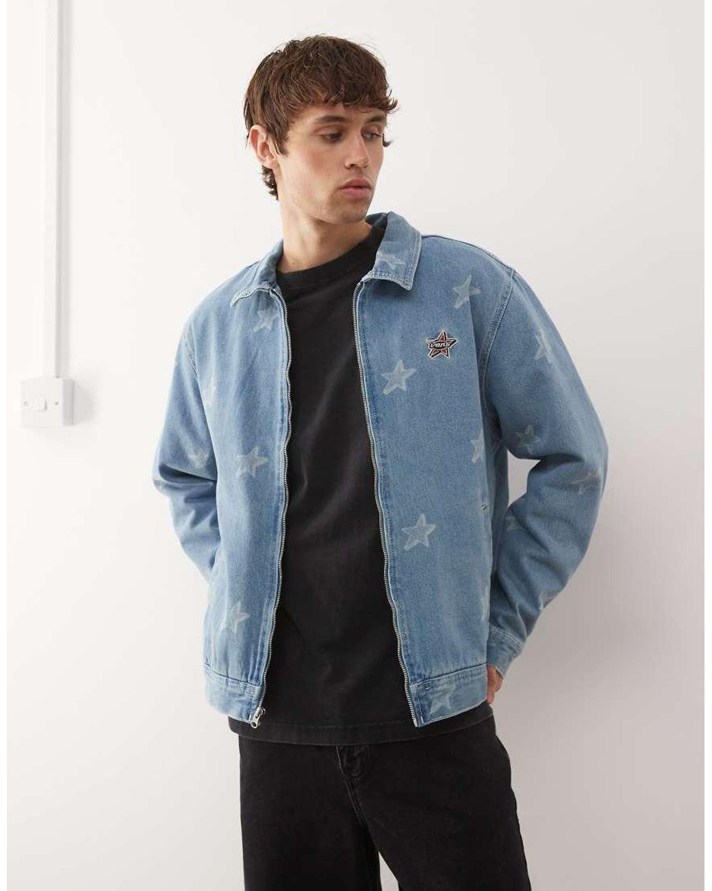 Vans Blue Pomona Denim Station Jacket for men
