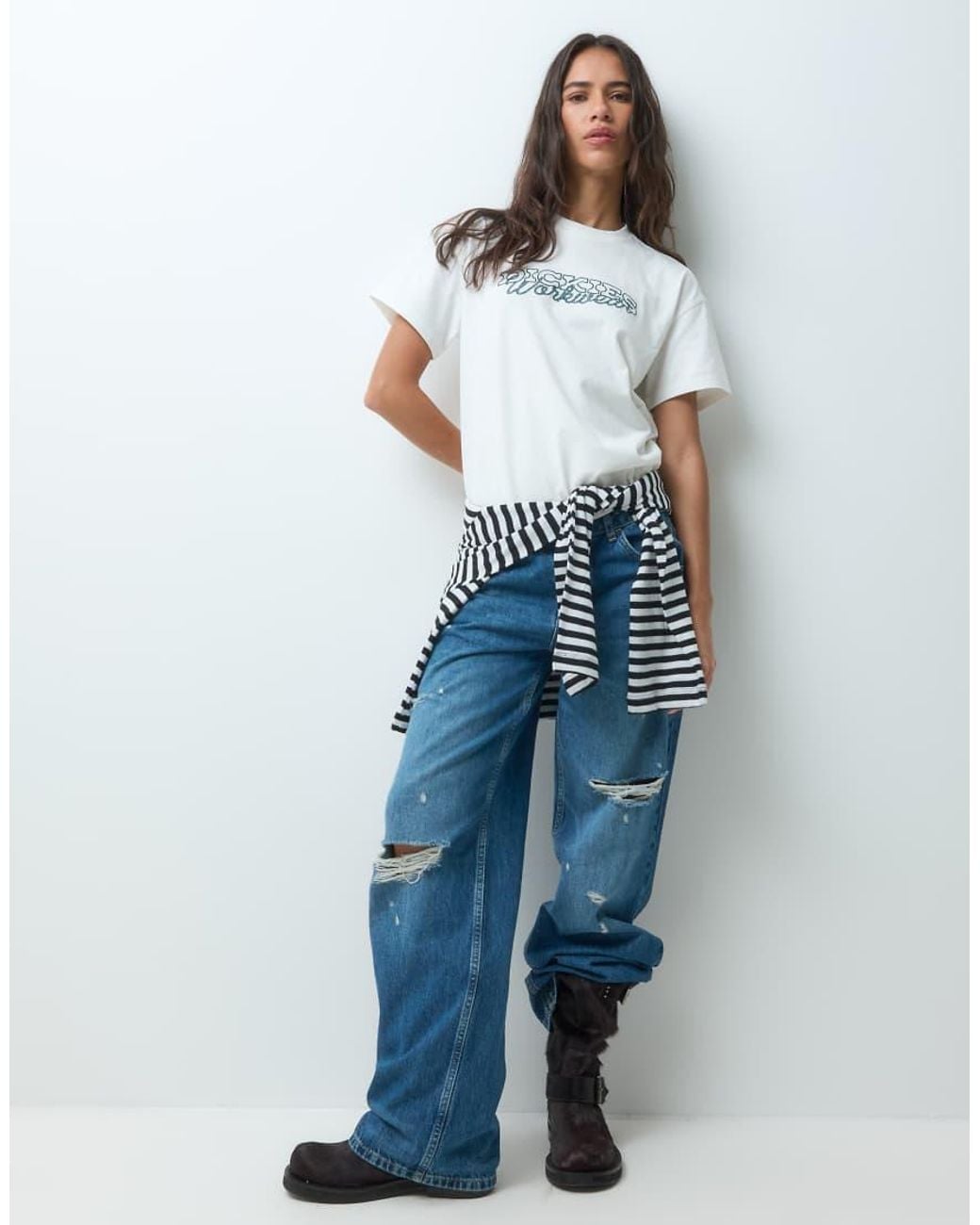 Dickies Blue Owyhee Short Sleeve T-shirt