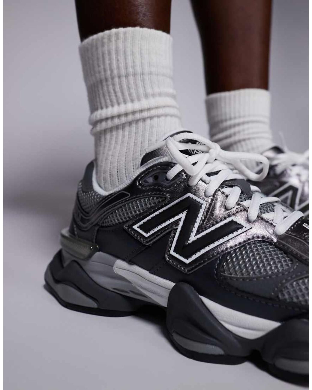 New Balance Metallic 9060 Trainers
