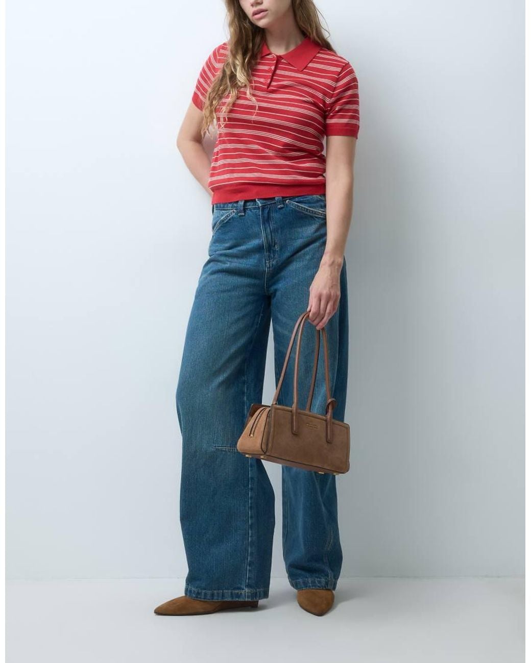 Dickies Blue Maricopa Low Waist Barrel Jeans