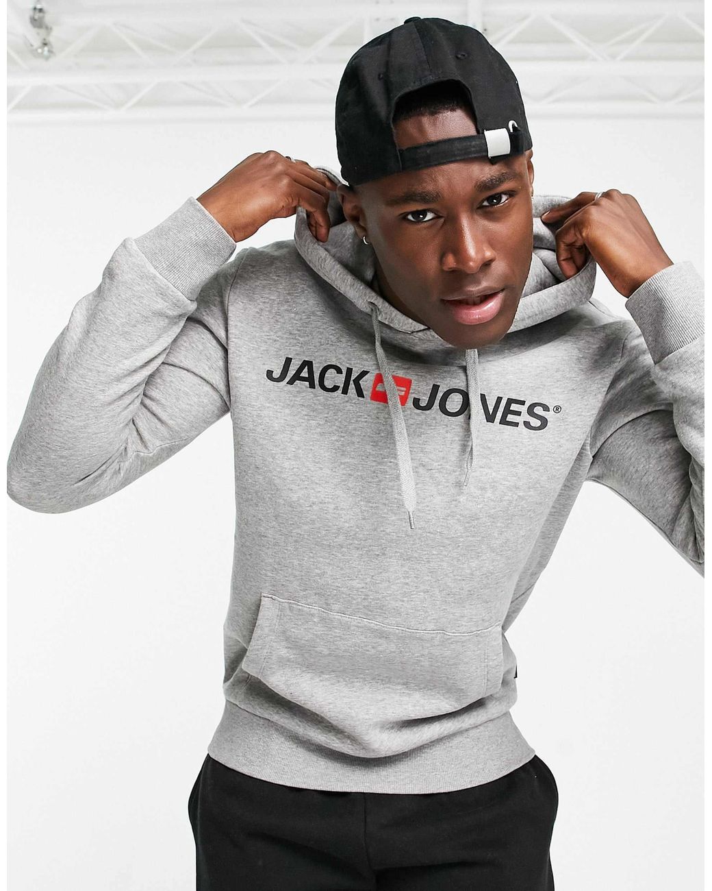 Jack & Jones Essentials – kapuzenpullover in Metallic für Herren